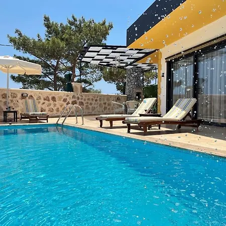 Kalkan Merkez'de Salincakli, Ferah Villa-awz174 * كاس
